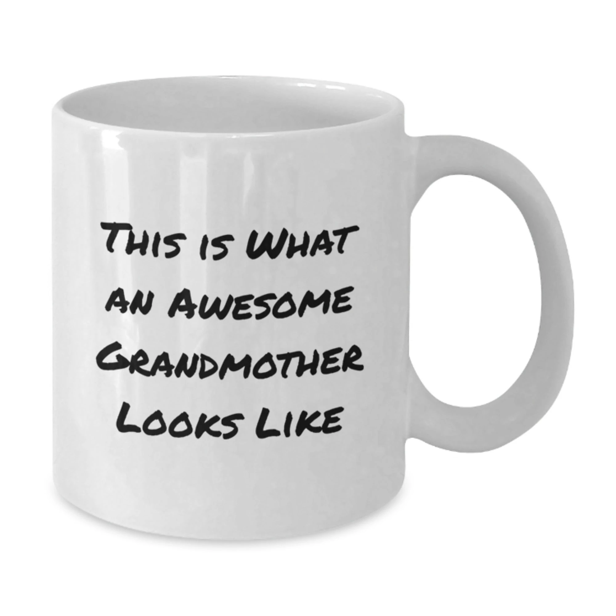 Funny Grandmother Gifts This Is What An Awesome Grandmother Looks Like White Coffee Mug for Grandmother from Family