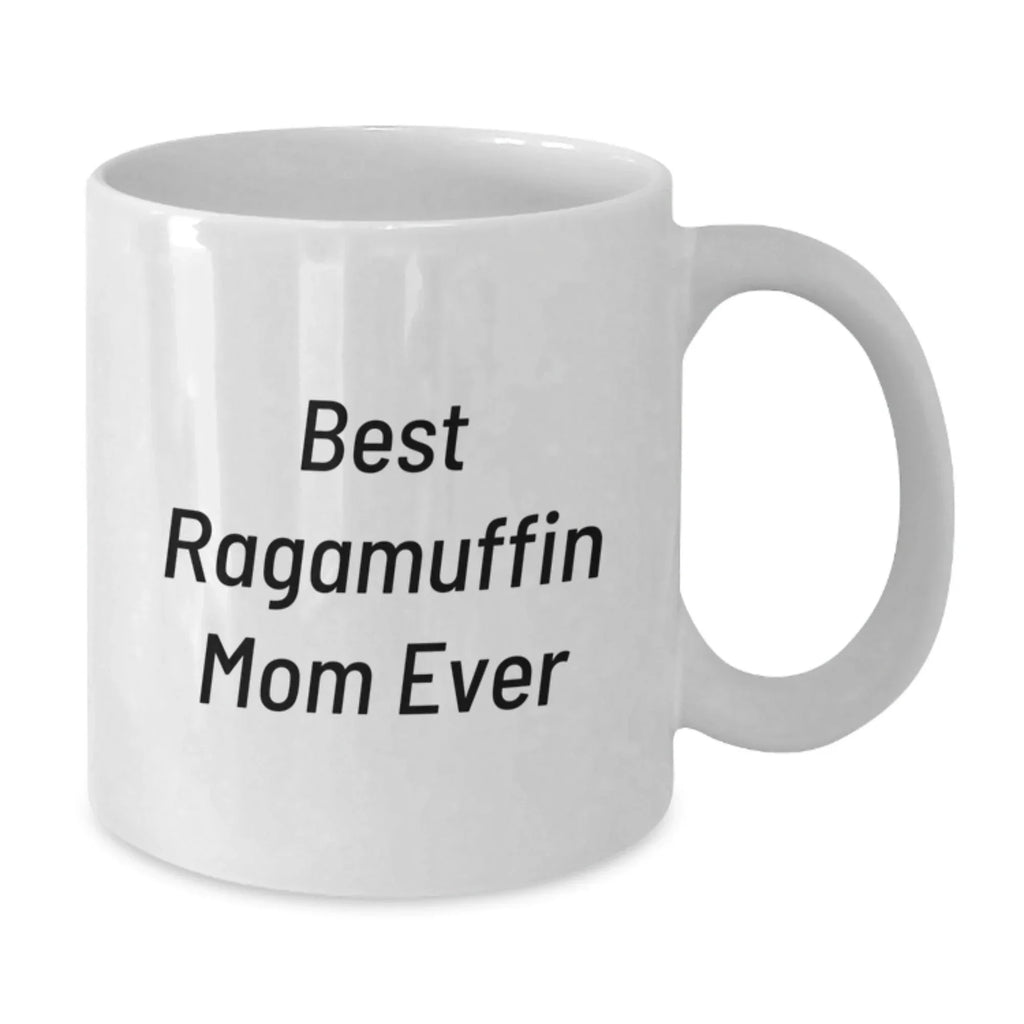 Funny Ragamuffin Cat Mom Ceramic Coffee Mug