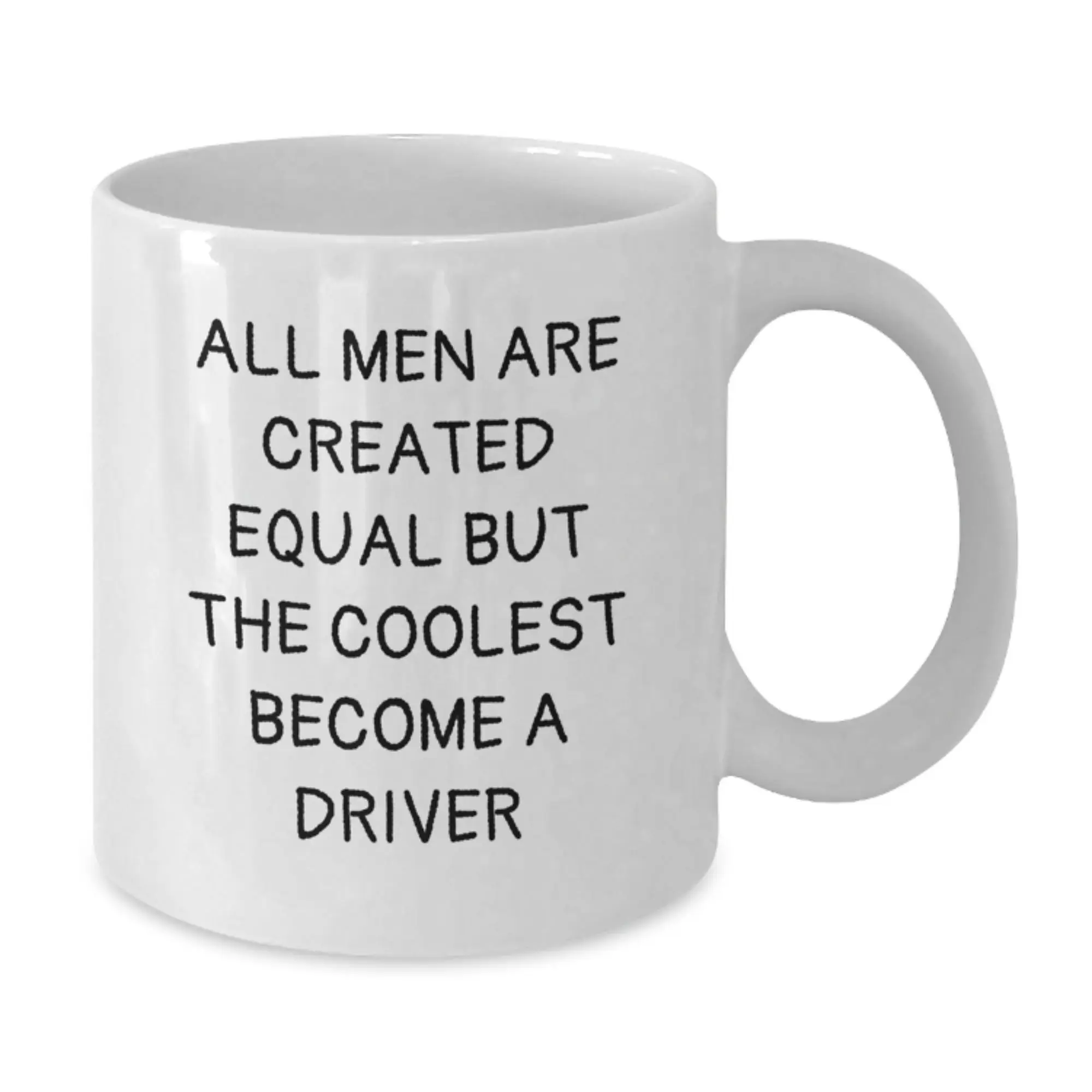 Driver White Coffee Mug Idea Birthday Gift for Coworkers with Quote - Additional