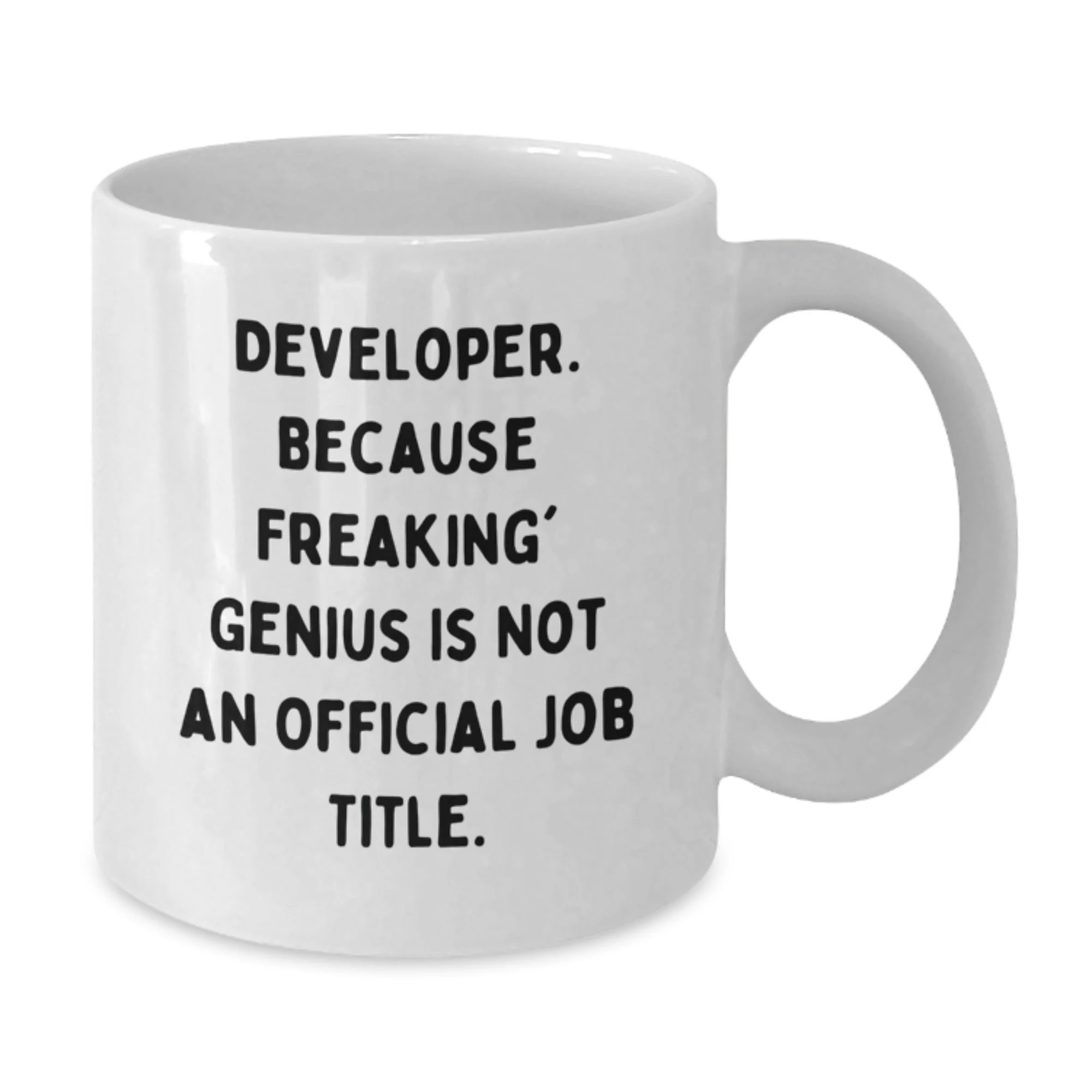 Funny Developer Gifts from Men to Friends on Valentine's White Coffee Mug