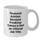 Premium Financial Advisor Keepsake Mug for Him Birthday Gift - Additional