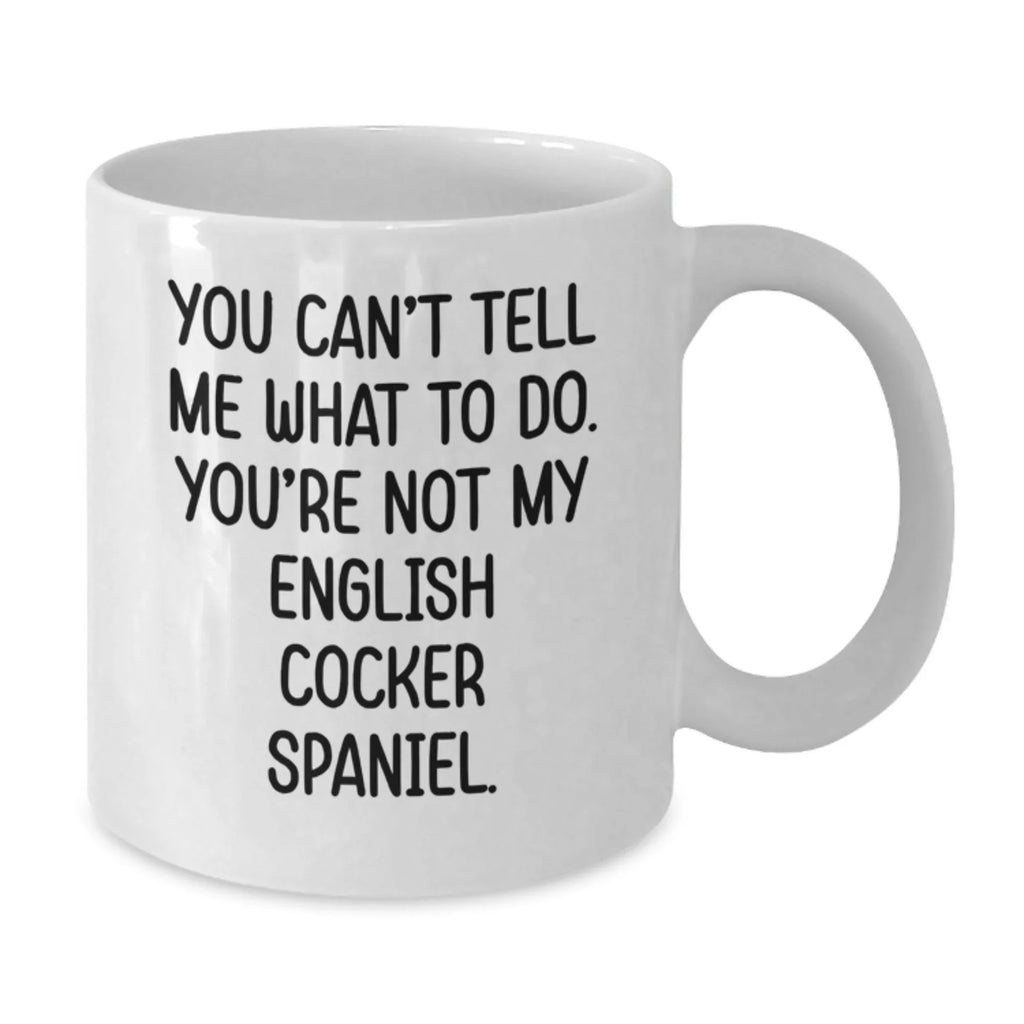 Funny English Cocker Spaniel Dog Coffee Mugs