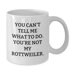 Rottweiler Dog Lover Funny White Coffee Mug