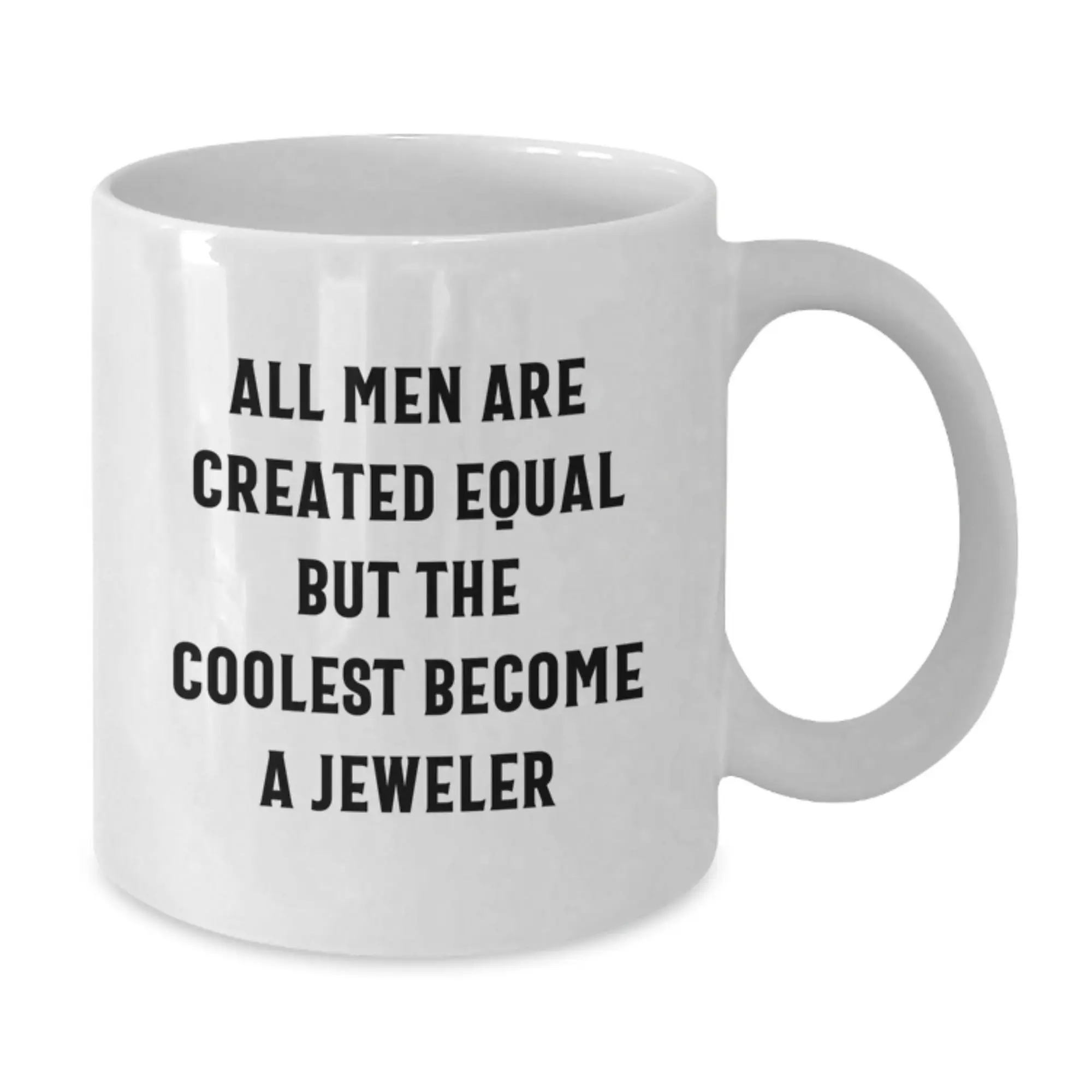 Jeweler White Coffee Mug Keepsake Birthday Gift for Him Ceramic - Additional