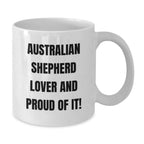 Australian Shepherd Lover Coffee Mug Valentine Gift 11oz 15oz Microwave Safe