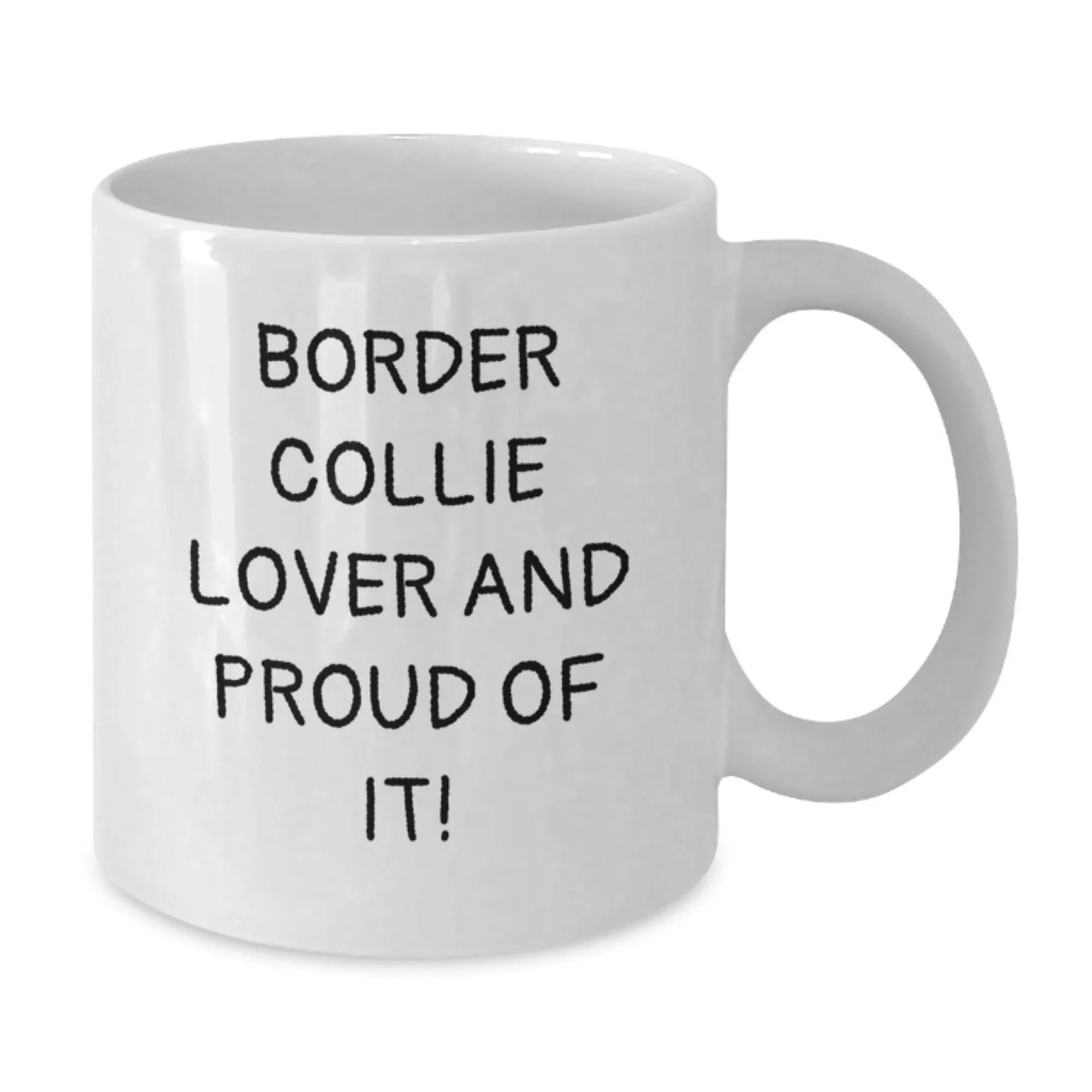 Funny Border Collie Coffee Mug For Dog Lovers Valentine Gift