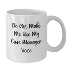 Birthday Gift for Her Case Manager White Coffee Mug Present - Additional