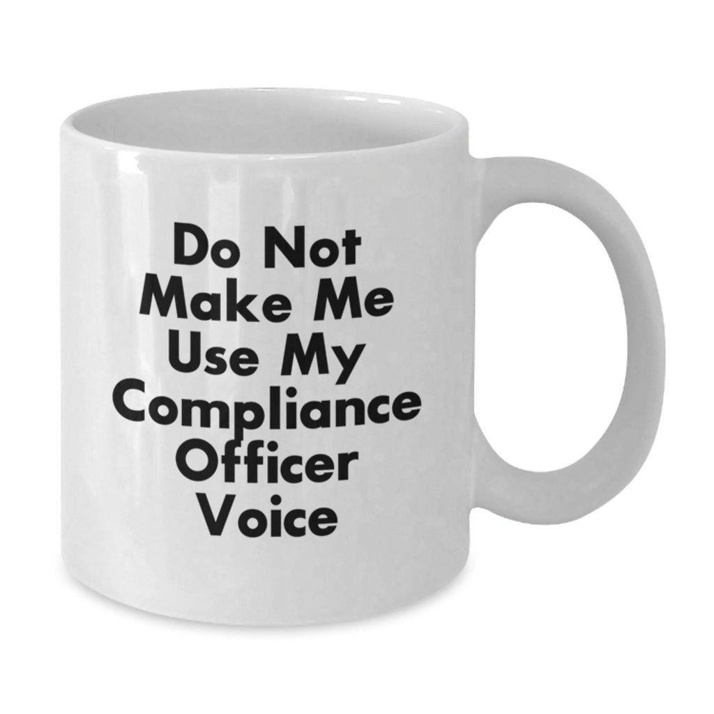 Birthday Gift for Her Compliance Officer White Coffee Mug Present - Additional