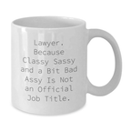 Lawyer Keepsake Premium White Coffee Mug for Him Birthday Gift - Additional