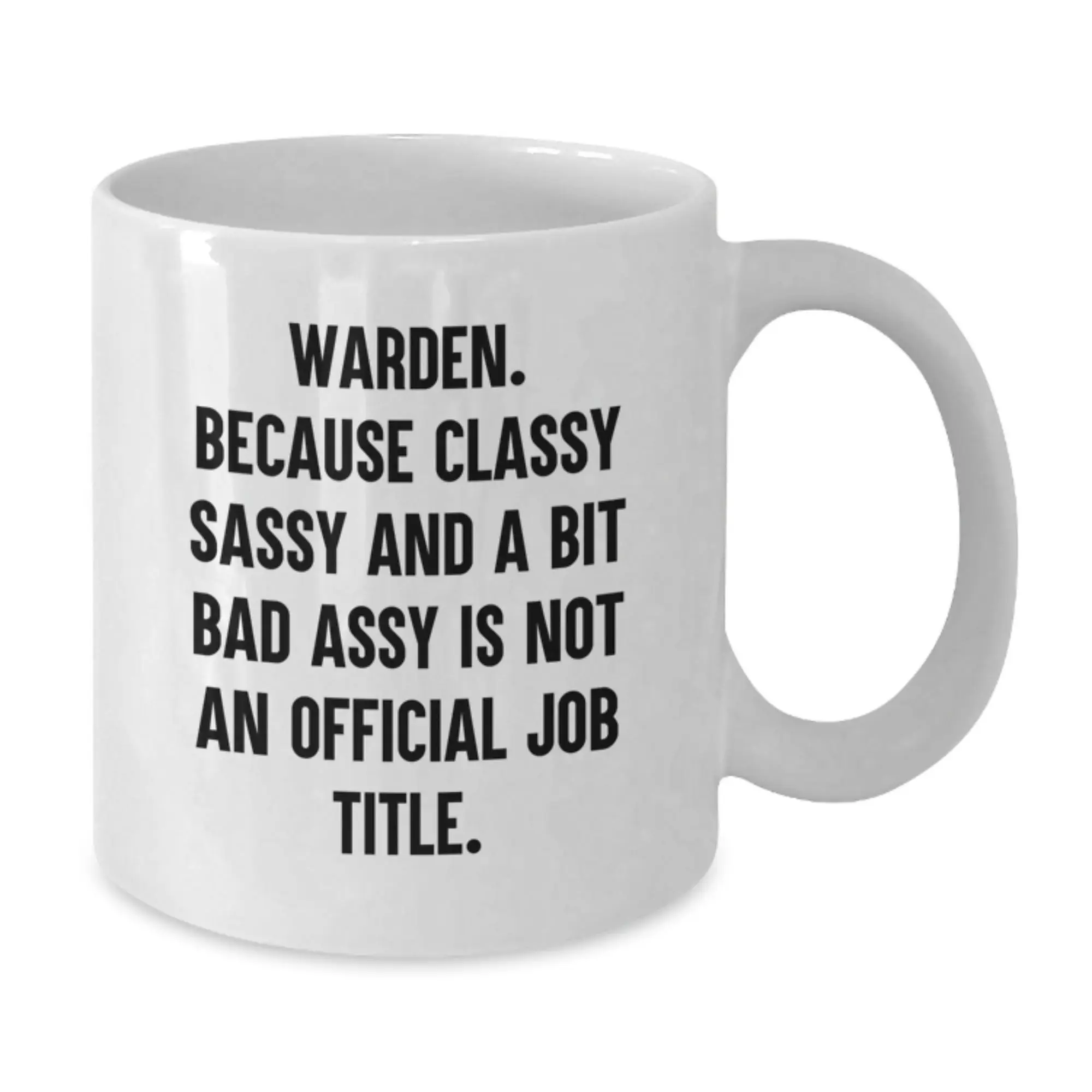 Warden Keepsake White Ceramic Mug 11oz for Him Birthday Gift Microwave - Additional
