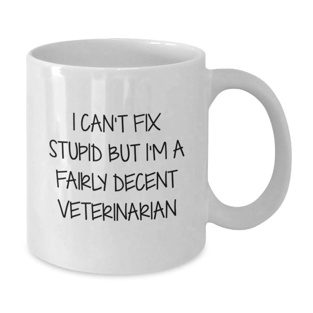 Funny Veterinarian White Coffee Mug Gifts for Veterinarian Men Women Friends Coworkers Family from Friends