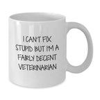 Funny Veterinarian White Coffee Mug Gifts for Veterinarian Men Women Friends Coworkers Family from Friends