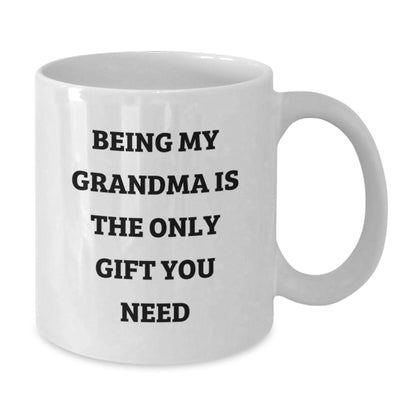 Funny Grandma White Coffee Mugs Gifts from Men to Grandma on Christmas Unique Gifts - Additional