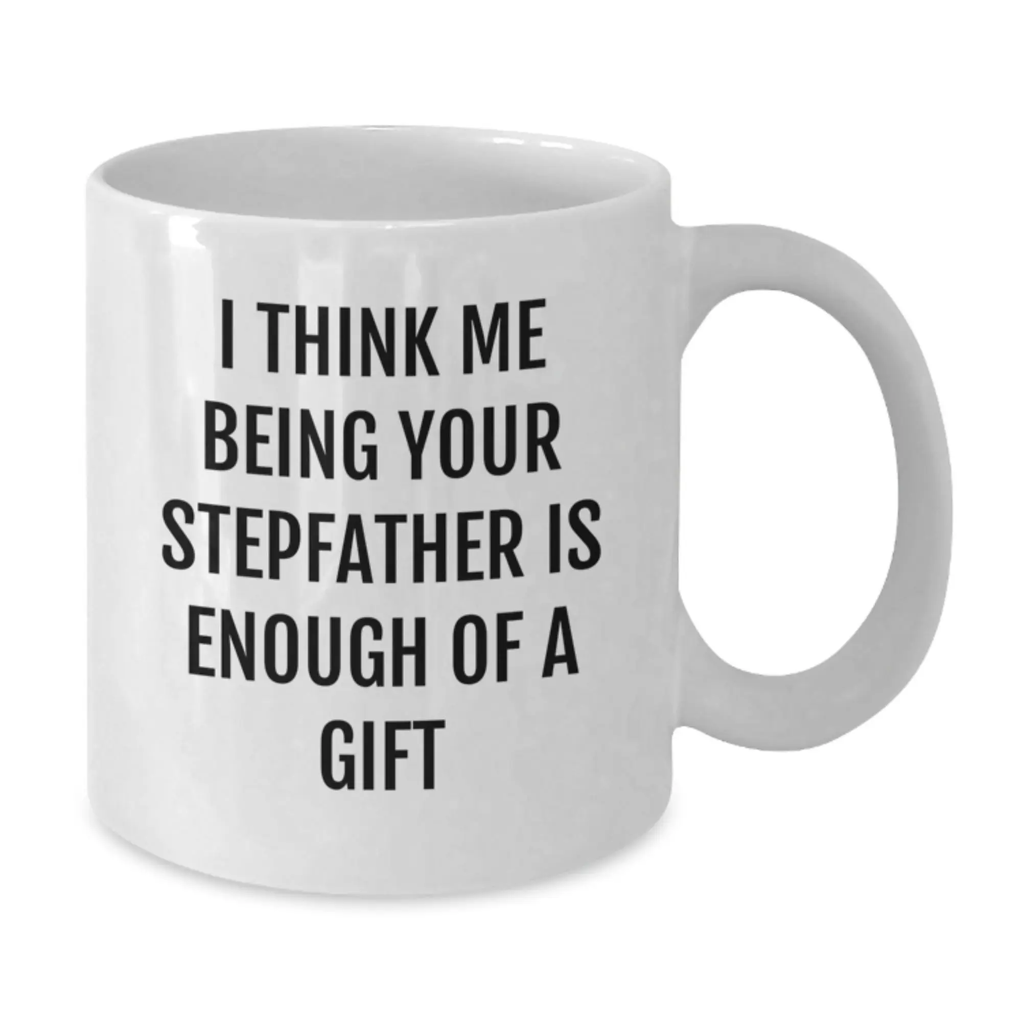 Stepfather Keepsake Ceramic White Coffee Mug Birthday Gift for Him - Additional