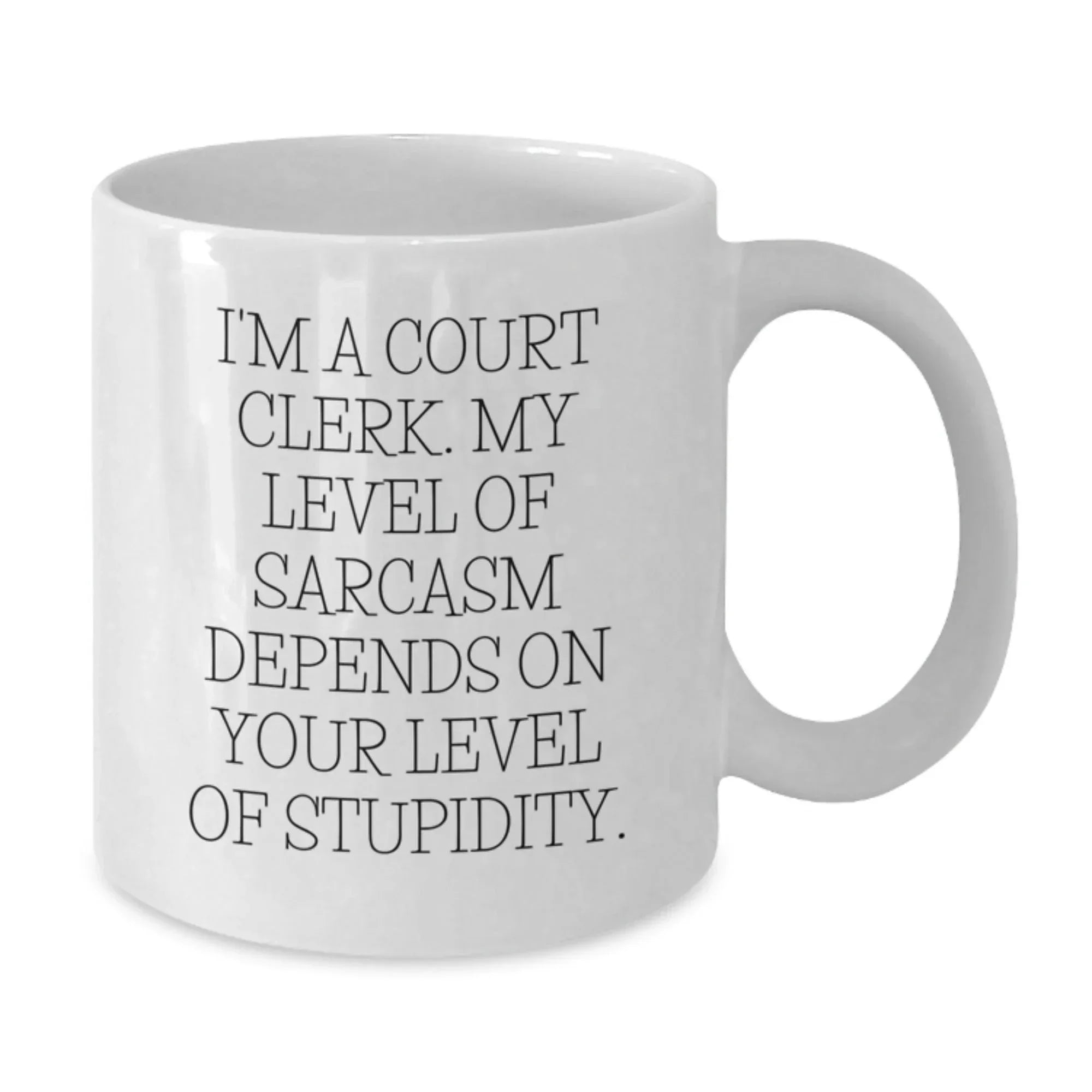 Funny Court Clerk Christmas Unique Gifts for Men Women Friends Family