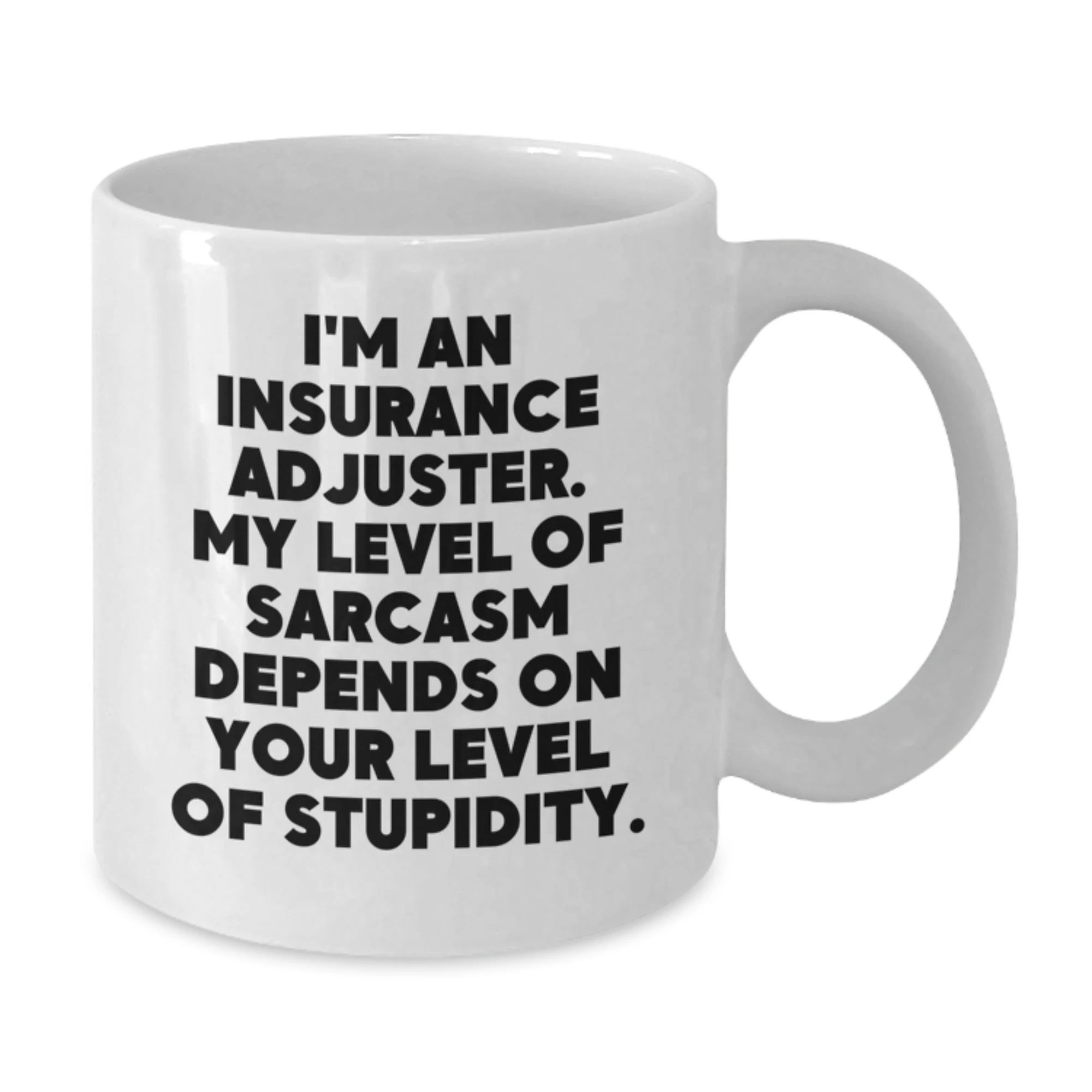 Funny Insurance Adjuster Gifts, White Coffee Mug, Valentine's Unique Gifts from Friends, Women - Additional