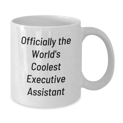 Funny Executive Assistant Christmas Unique Gifts from Friends to Executive Assistants - White Coffee Mug - Additional