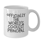 Funny Principal White Coffee Mugs Gifts from Men to Family, Unique Principal Office Decor for Christmas Unique Gifts