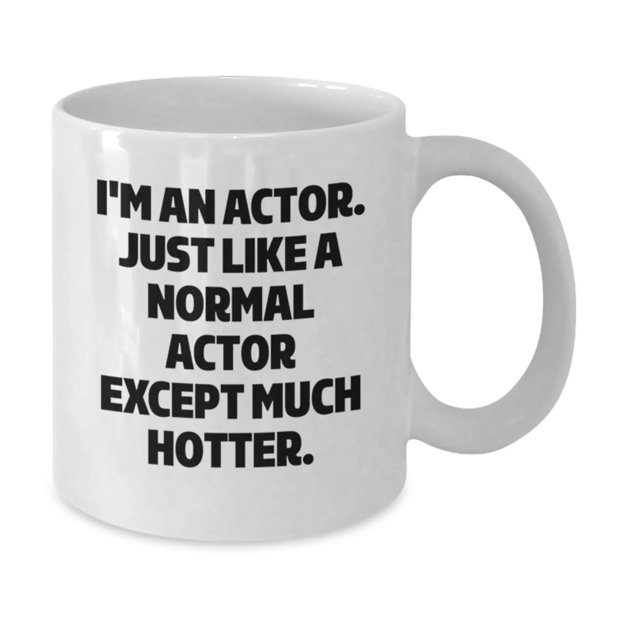 Actor Keepsake Ceramic White Coffee Mug for Him Graduation Gift - Additional