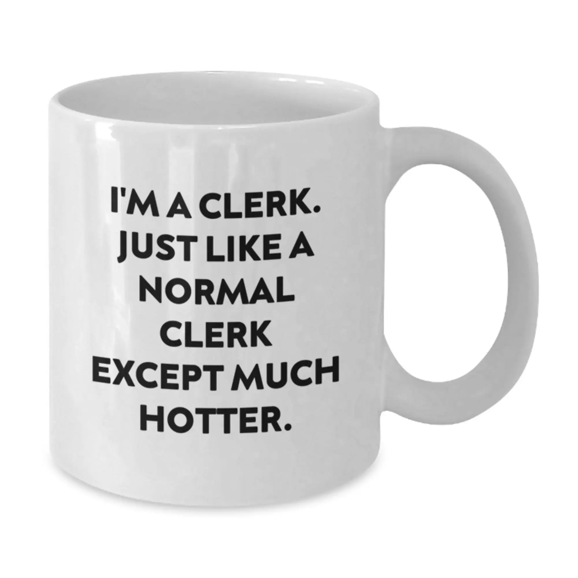 Clerk Keepsake White Coffee Mug for Him Graduation Gift 11oz - Additional