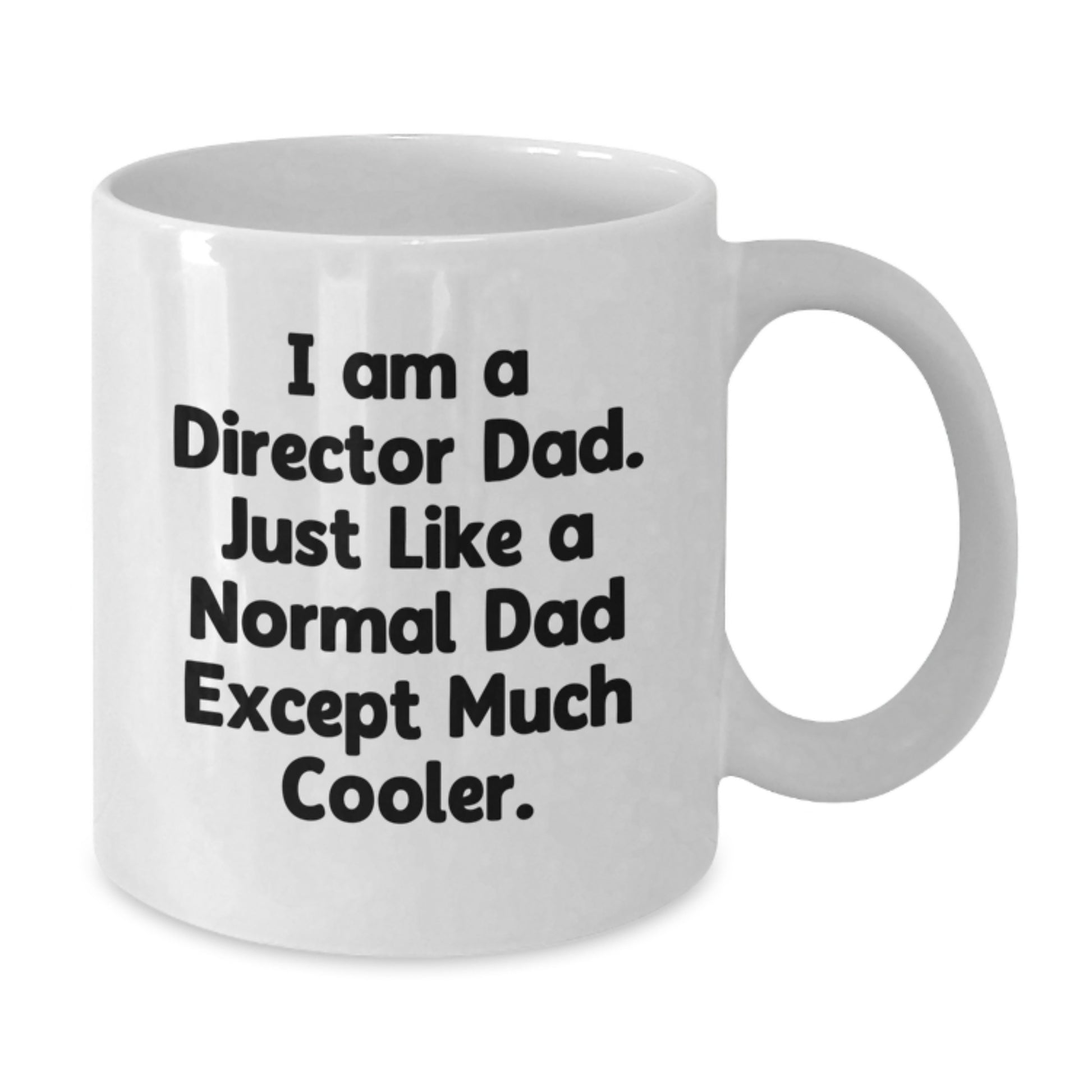 Director Dad Gifts Funny White Christmas Coffee Mugs, Perfect for Dad, Gifts from Family to Director, Director Appreciation - Additional