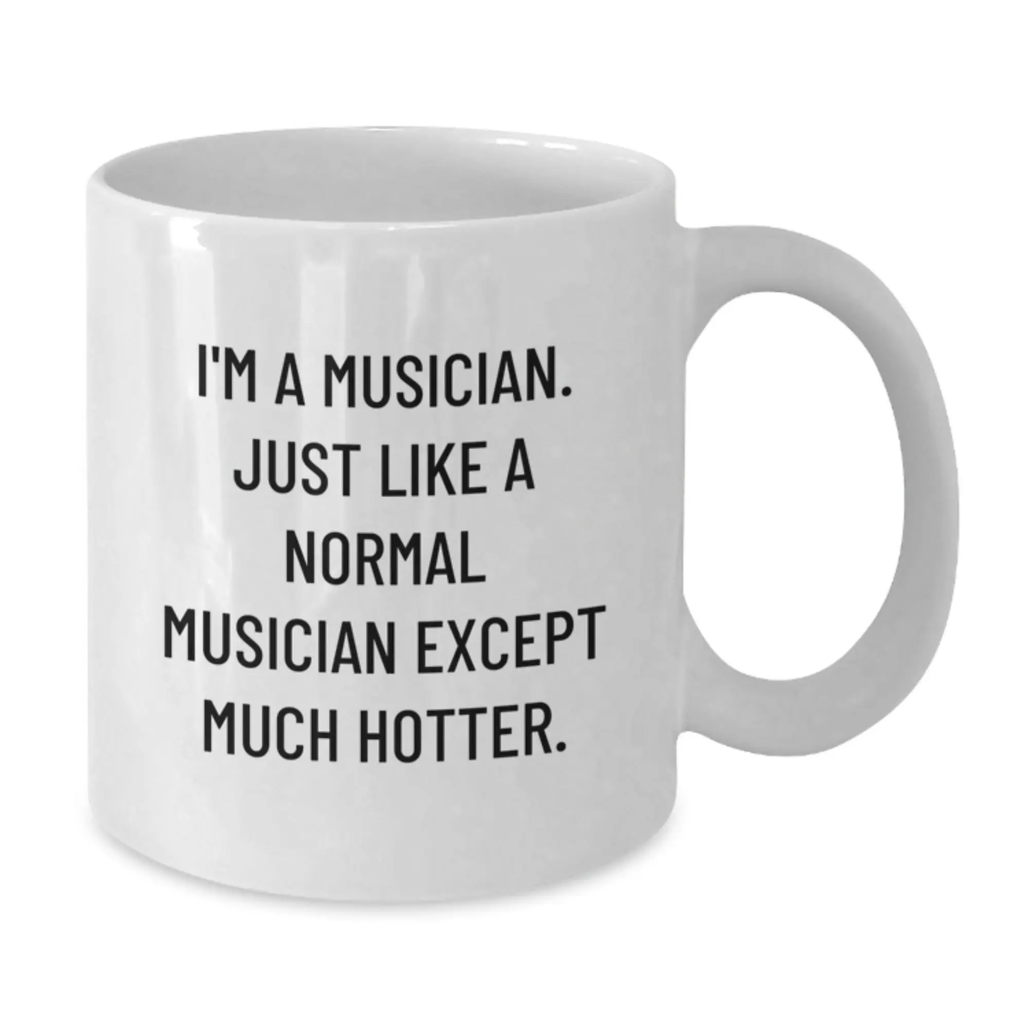Funny Musician White Coffee Mug Gifts from Friends for Graduation, Unique Musician Mug Gifts for Men, Women, Musician Humor, White Coffee Mug - Additional