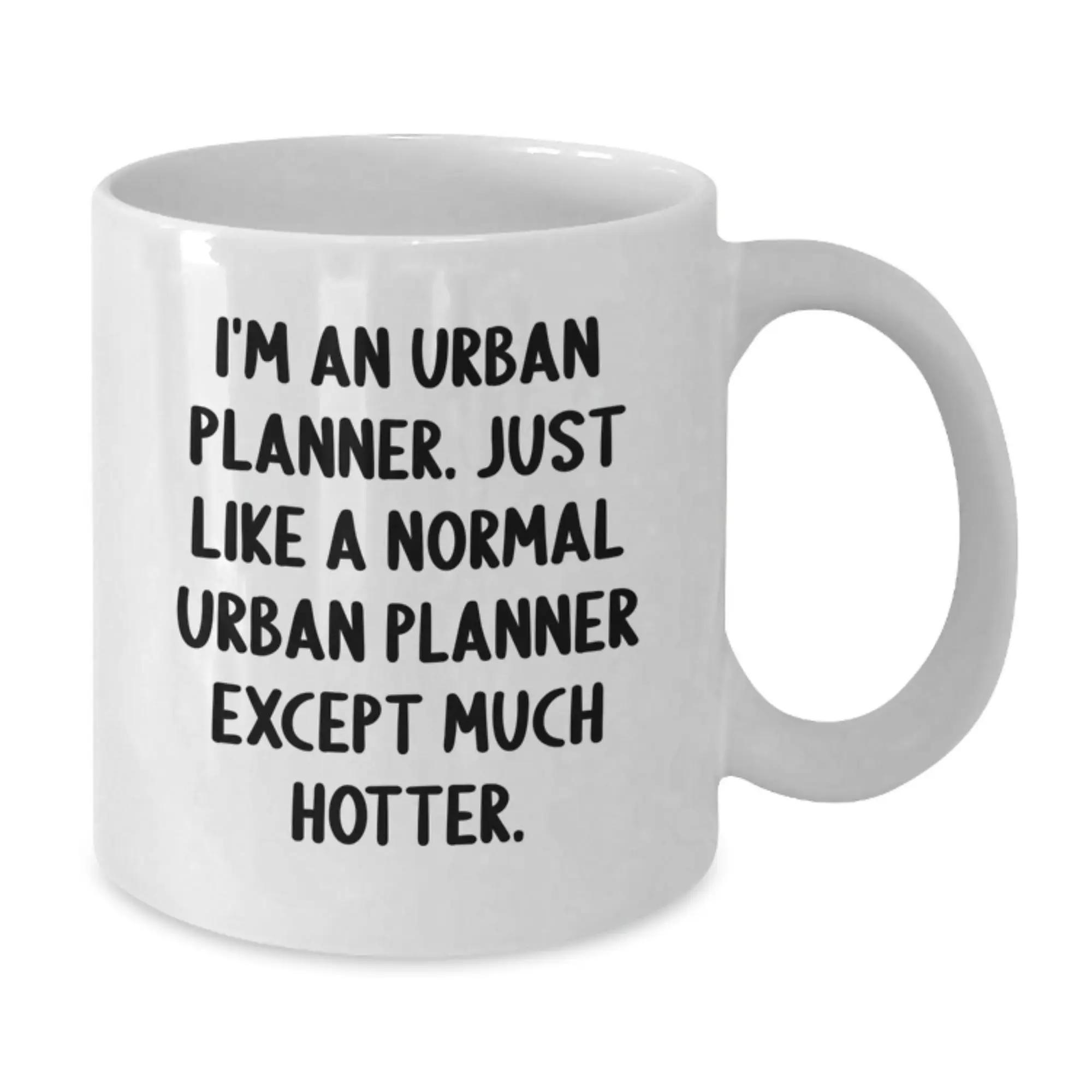 Funny Urban Planner Gift for Men, White Coffee Mug, Perfect for Graduation Unique Gifts from Friends to Family, 'I'm An Urban Planner' Mug - Additional