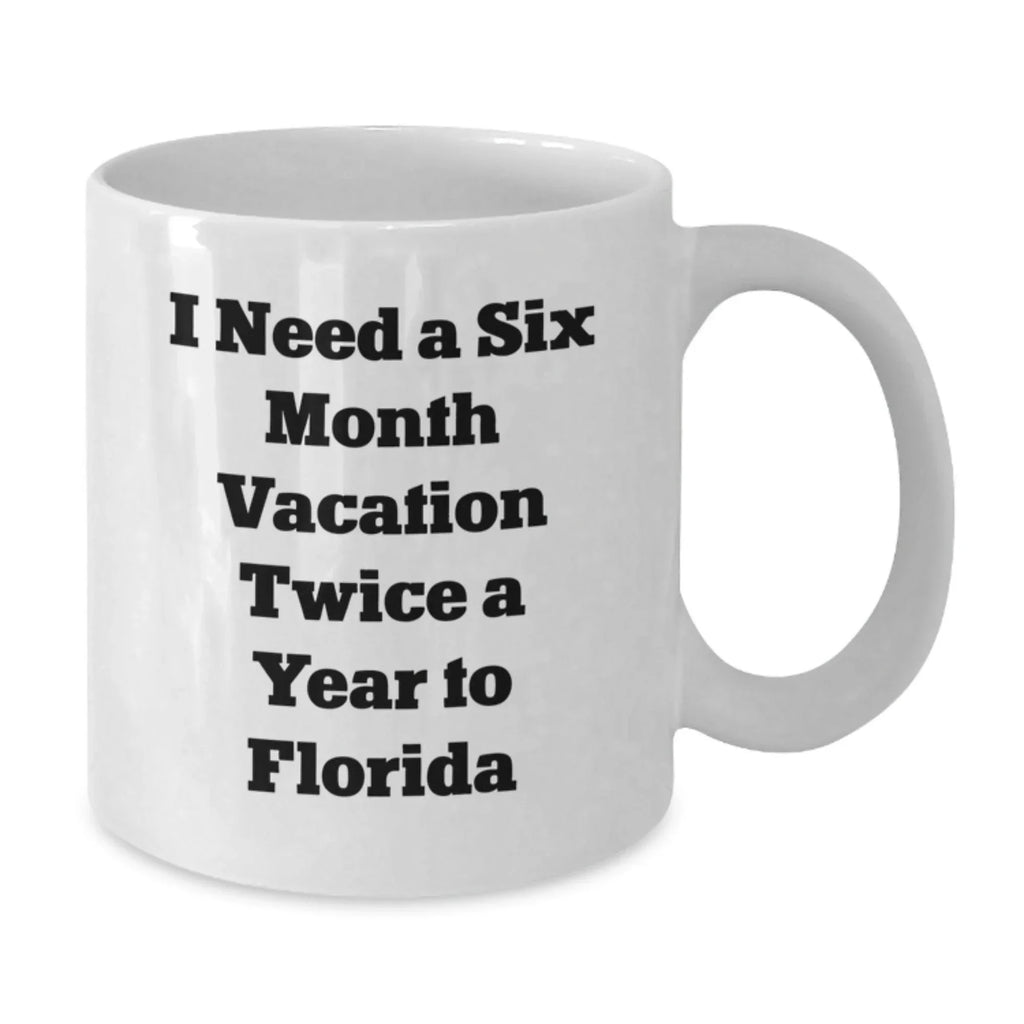 Funny Florida Mugs Gifts from Friends for Florida Lovers White Coffee Mug