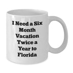 Funny Florida Mugs Gifts from Friends for Florida Lovers White Coffee Mug