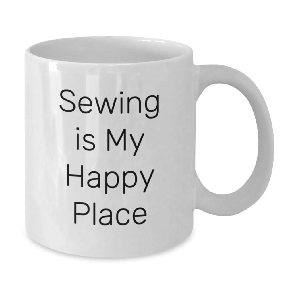 Sewing Enthusiast Gifts for Friends and Family from Mom, Funny White Coffee Mug for Sewing Lovers, Graduation Unique Gifts from Women, Inspirational Sewing Quotes for Women - Additional