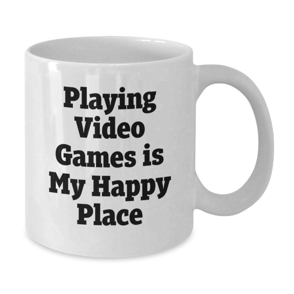 Playing Video Games Coffee Mug Gift for Him Keepsake, My Happy Place - Additional