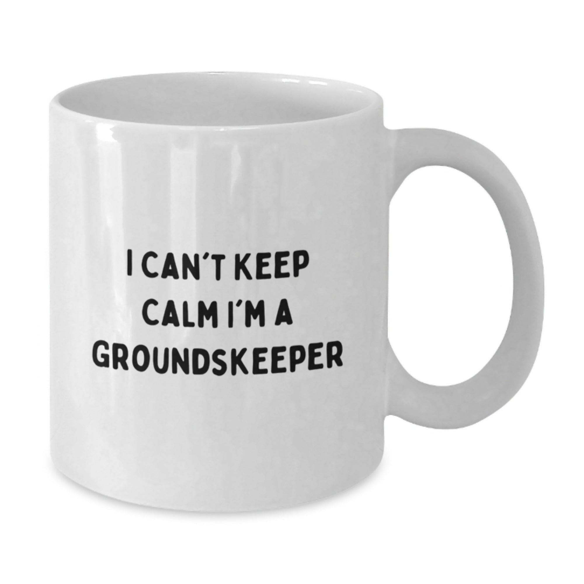Funny groundskeeper Mugs Gifts from Men to Women Friends Coworkers Family - I Can't Keep Calm I'm A groundskeeper Christmas Unique