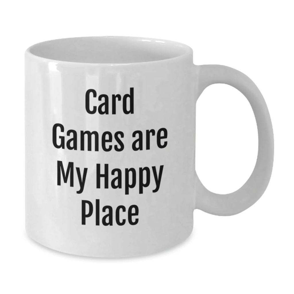 Funny Card Games Gifts for Card Game Enthusiasts, White Coffee Mug, Perfect for Graduation Unique Gifts from Friends and Family - Additional