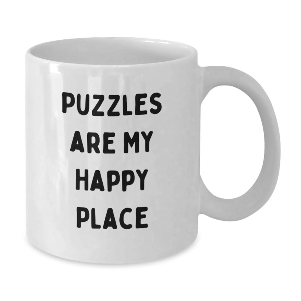 Funny Puzzles Gifts for Puzzle Enthusiasts, White Coffee Mug, Gifts from Family to Friends, Graduation Unique Presents - Additional