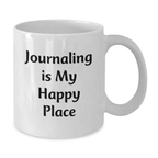 Funny Journaling Quotes, Gifts for Journaling Lovers, White Coffee Mugs, Unique Graduation Gifts from Family, Friends, Coworkers - Additional