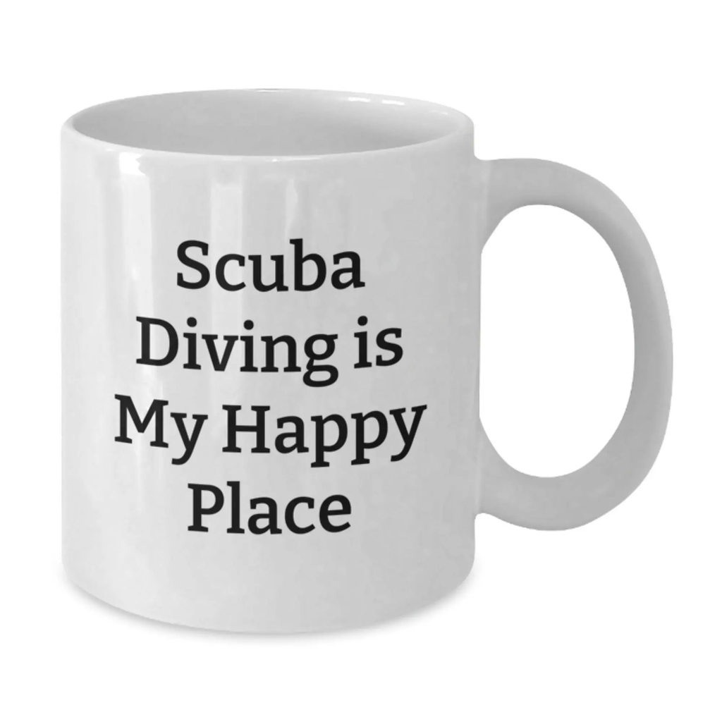 Scuba Diving Gifts for Men, Unique White Coffee Mugs, Father's Day Unique Gifts from Scuba Diving Lovers - Additional