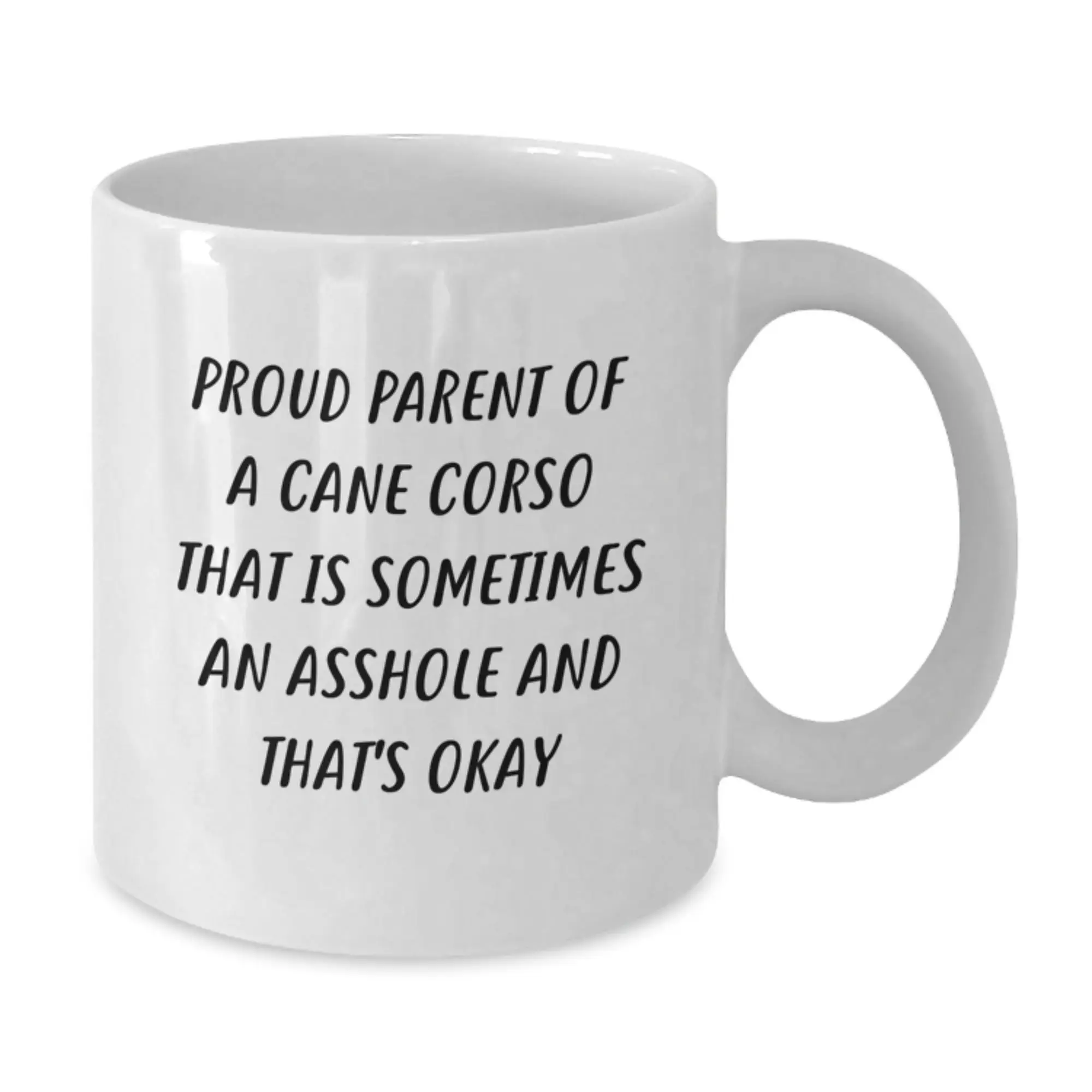 Funny Cane Corso Dog White Coffee Mug Gifts for Dad on Father's Day from Son - Additional