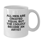 Artist Keepsake White Ceramic Coffee Mug 11oz for Him Birthday Gift - Additional
