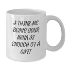 Nana Keepsake White Ceramic Coffee Mug for Him Birthday Gift - Additional