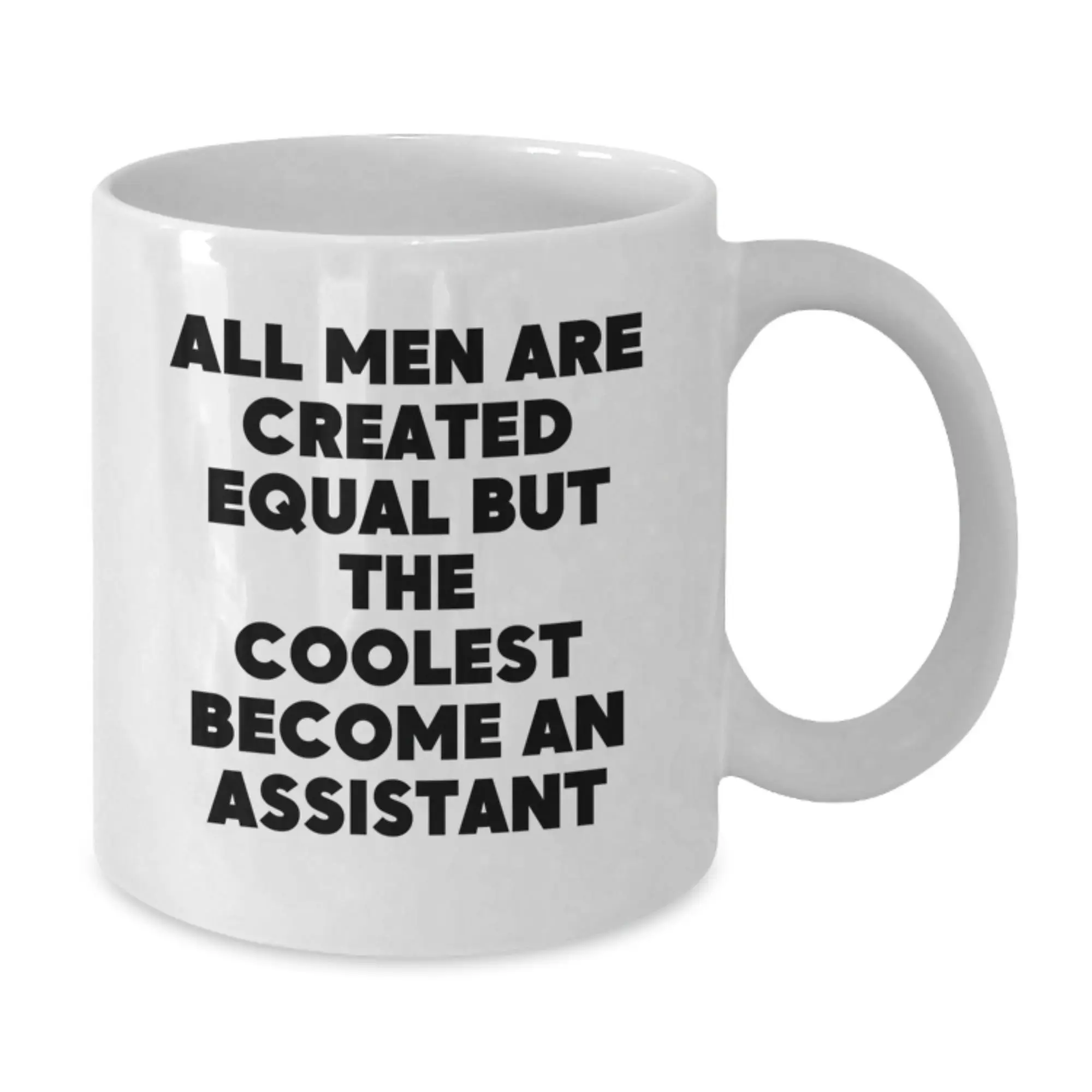 Christmas Gift for Her - Assistant Mug All Men Are Created Equal Present - Additional