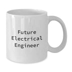 Funny Inspirational Gifts for Electrical Engineer Friends from Men, White Coffee Mug for Christmas Morning