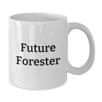 Future Forester Gifts, Funny White Coffee Mug, Perfect for Forester Enthusiasts, Gifts from Family to Future Forester, Forester Christmas Unique Gifts