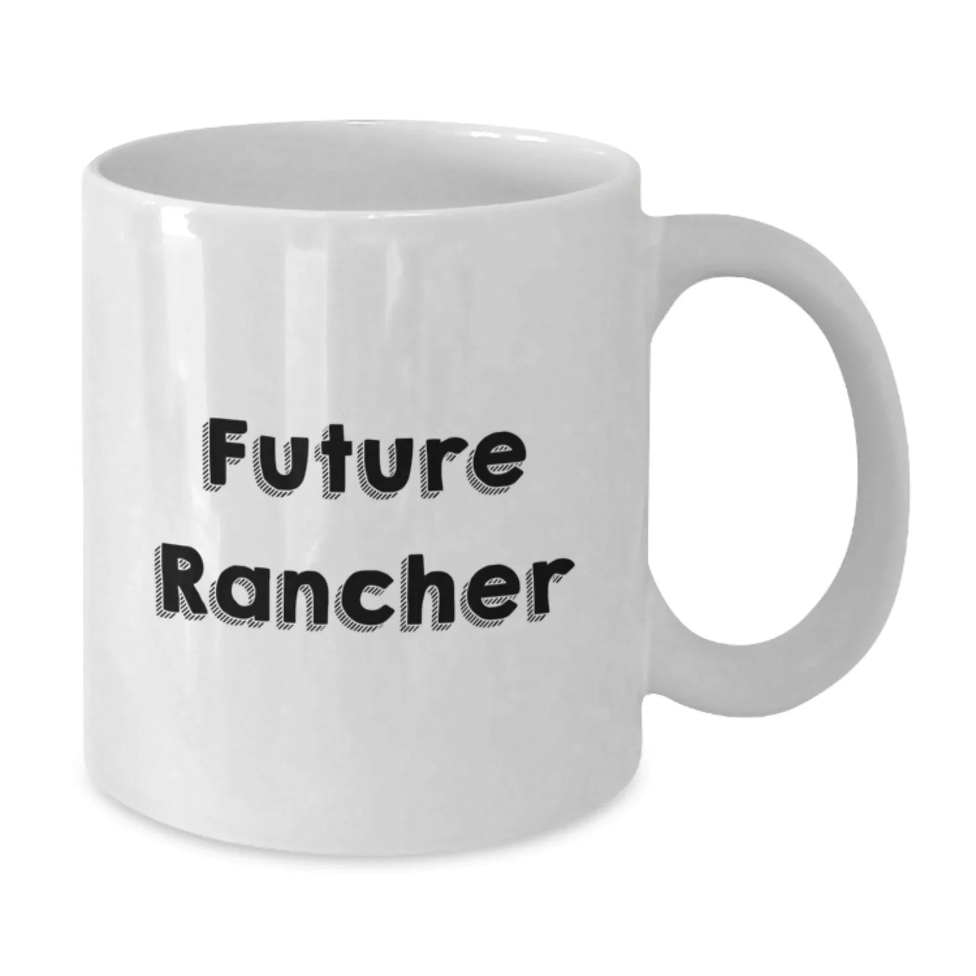 Funny Rancher Gifts for Christmas - Inspirational White Coffee Mug for Men, Women, or Family Friends