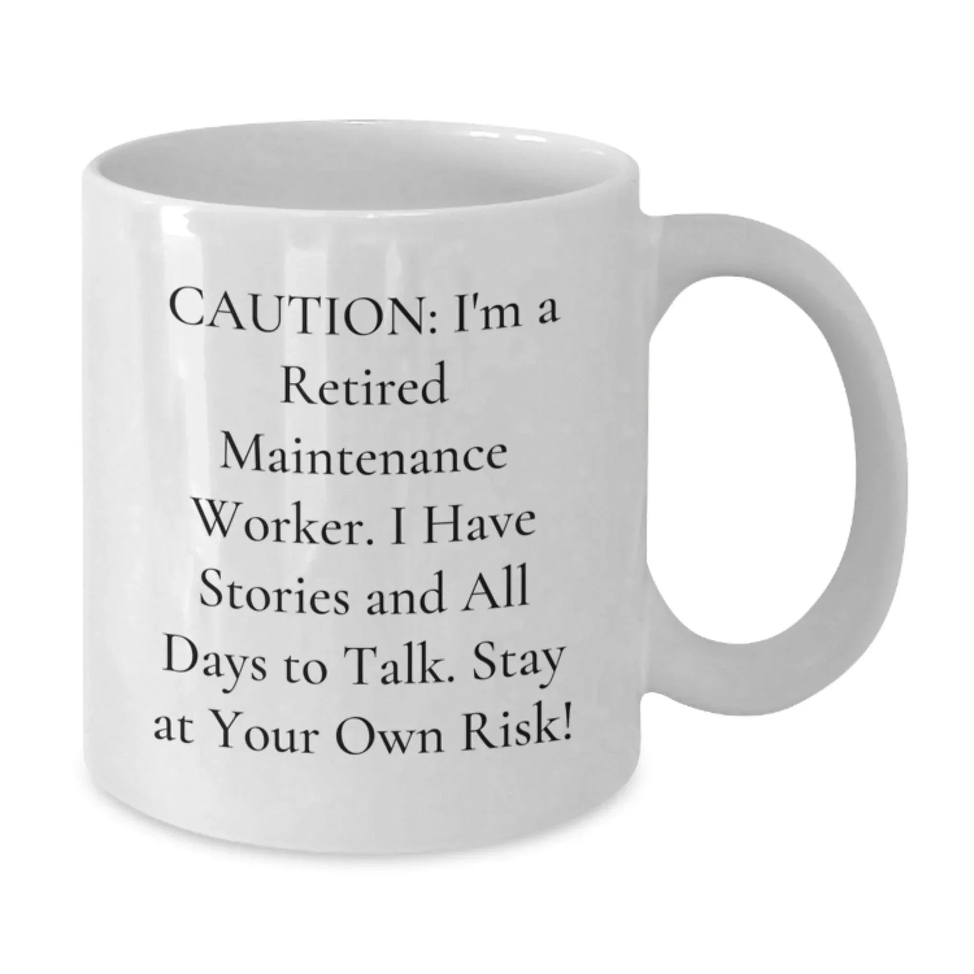 Funny Maintenance Worker Gifts for Christmas Unique White Coffee Mugs Gifts from Family