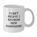 New Hampshire Funny White Coffee Mugs Gifts from the Granite State for Men Women Friends Family