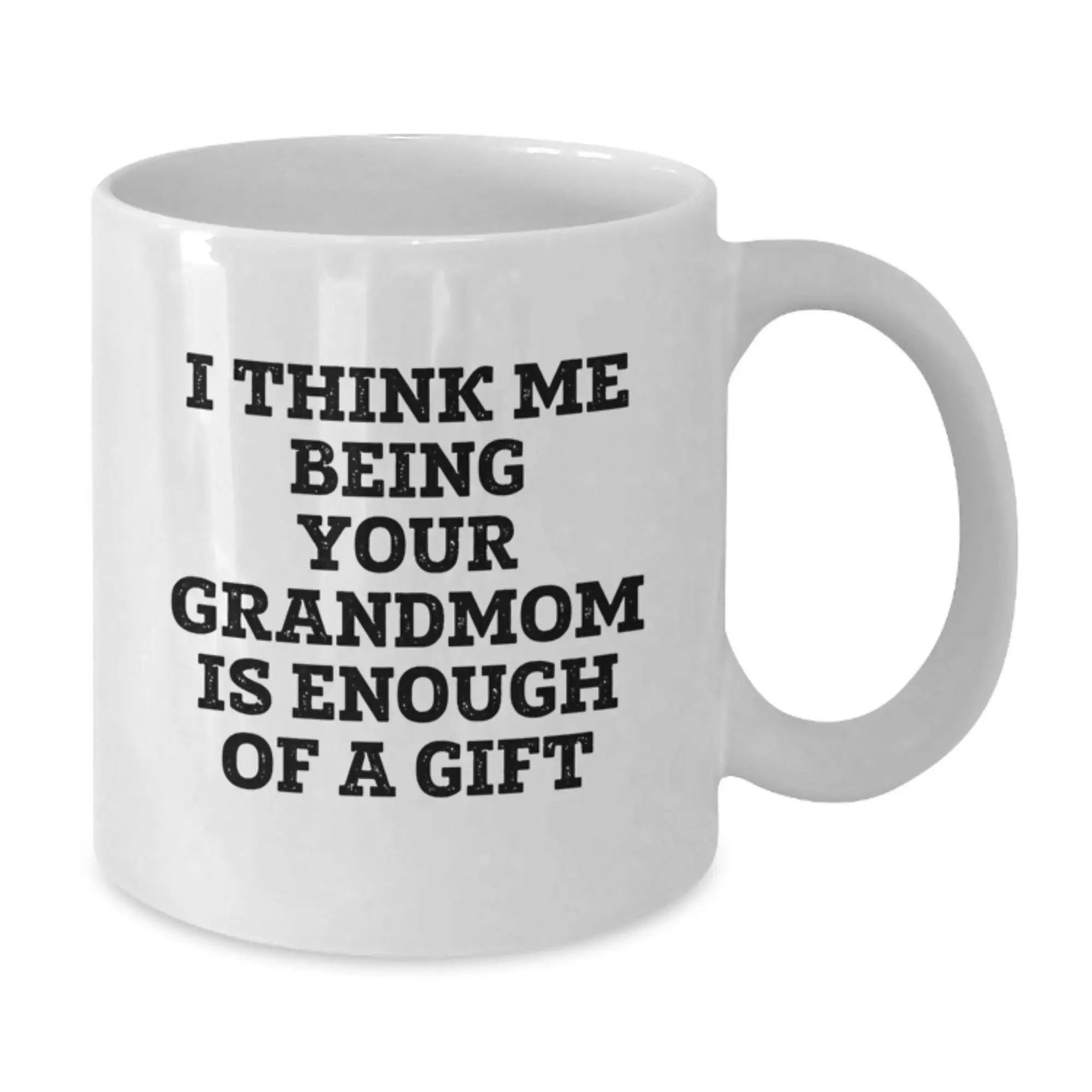 Grandmom Keepsake White Ceramic Coffee Mug for Him Birthday Gift - Additional