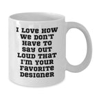 Funny Designer White Coffee Mugs Gifts from Friends for Men on Christmas Unique