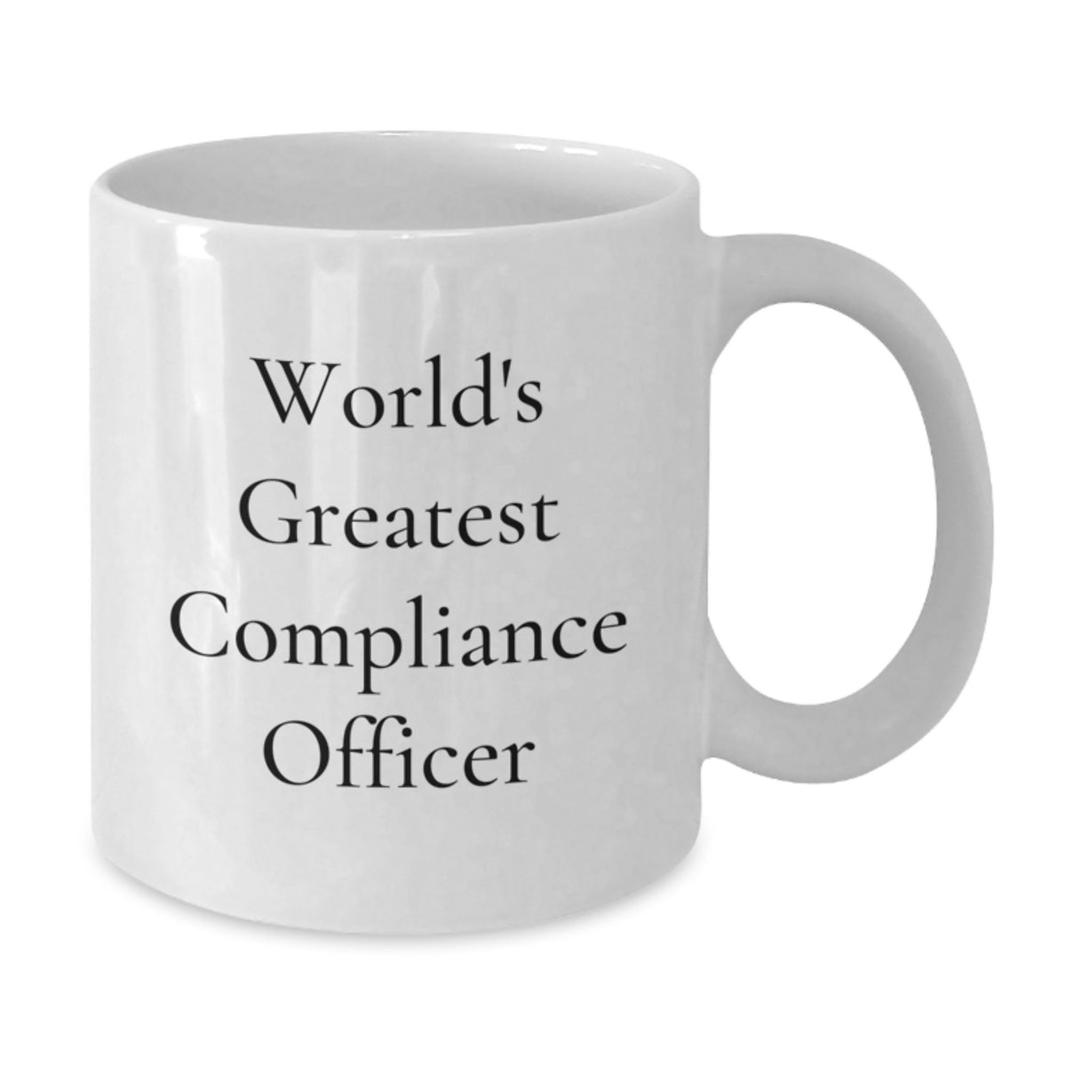 Compliance Officer Gift for Him - World's Greatest Keepsake White Coffee - Additional