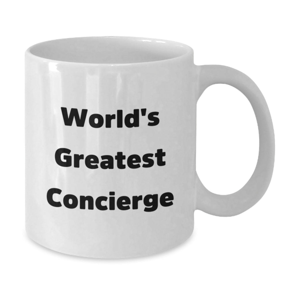Concierge Keepsake Gift for Him - World's Greatest Concierge Mug - Additional