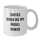Funny Model White Coffee Mugs Gifts from Men for Christmas Morning Inspirations